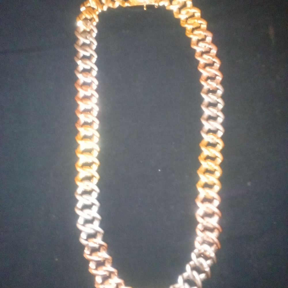 Men's Dazzling Silver Chain Necklace - Picture 2 of 3